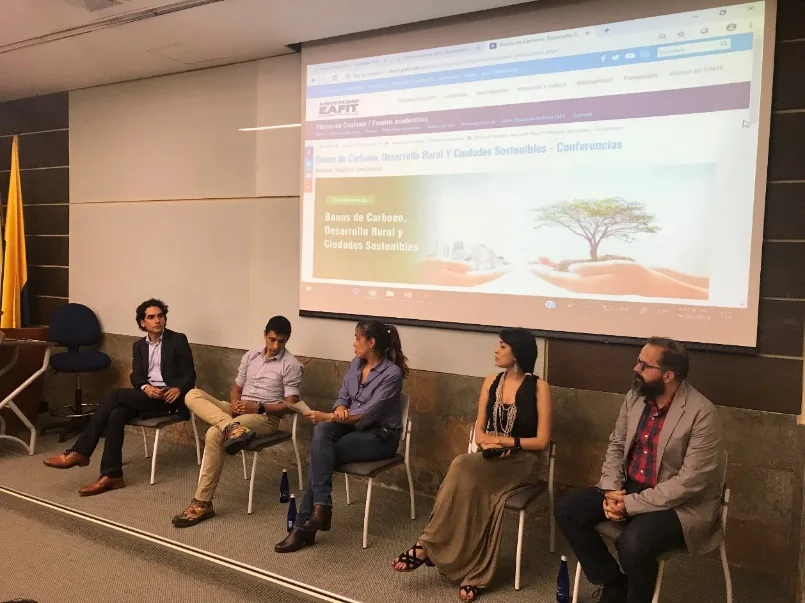 Panel de bonos de carbono y ciudades sostenibles en EAFIT
